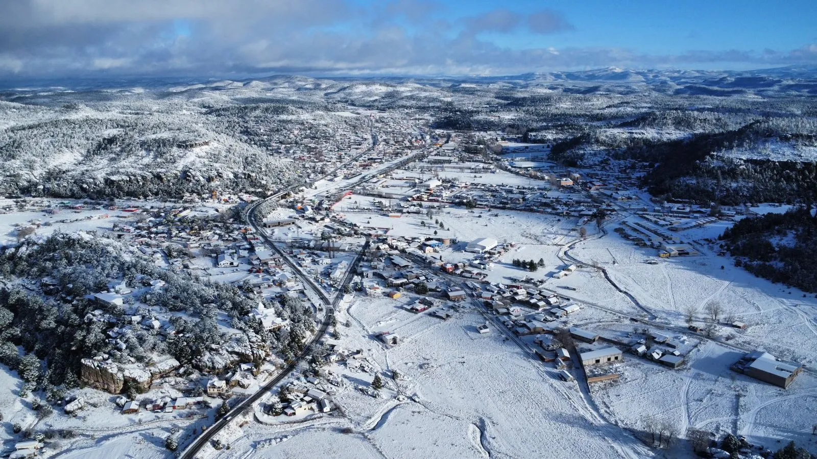 Nieve en Creel 2025